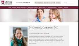 
							         McConnell, Cameron, MD – Entira Family Clinics								  
							    