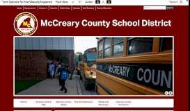 
							         McCreary County School District: Home								  
							    