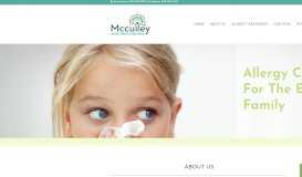 
							         McCulley Allergy, Sinus & Asthma Center								  
							    