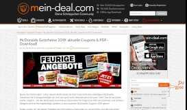 
							         McDonalds Gutscheine 2019: Coupons & PDF-Download!								  
							    