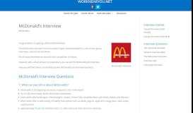 
							         McDonalds Interview: 12 Must Know Questions and Answers								  
							    