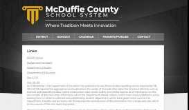 
							         McDuffie County School System								  
							    