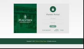 
							         MCE Parent Portal - Malvern College Egypt								  
							    