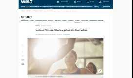 
							         McFIT, clever fit, FitX: In diese Fitness-Studios gehen die Deutschen ...								  
							    