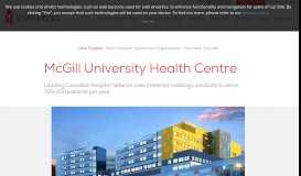 
							         McGill University Health Centre (MUHC) | Intelerad Medical Systems								  
							    