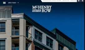 
							         McHenry Row is a pet-friendly apartment community in Baltimore, MD.								  
							    