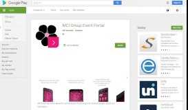 
							         MCI Group Event Portal – Apps on Google Play								  
							    