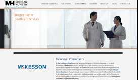 
							         McKesson Consultants - Morgan Hunter Healthcare								  
							    