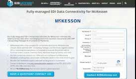 
							         McKesson Fully-managed EDI | B2BGateway								  
							    