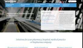 
							         McKesson | Medical Supplies, Pharmaceuticals & Healthcare ...								  
							    