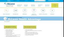 
							         McLaren CONNECT | McLaren Health Advantage - McLaren Health Plan								  
							    