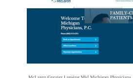 
							         McLaren Greater Lansing Mid-Michigan ... - McLaren Health Care								  
							    
