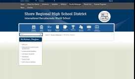 
							         McMahon, Meghan / Parent Portal - Shore Regional High School								  
							    