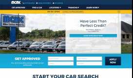 
							         MCMC Auto: BHPH Financing For Less than Perfect Credit.								  
							    