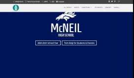 
							         McNeil High School | Round Rock ISD								  
							    