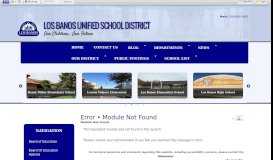
							         MCOE Portal • Page - Los Banos Unified School District								  
							    