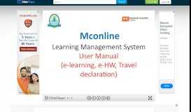 
							         Mconline Learning Management System User Manual (e-learning, e ...								  
							    