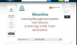 
							         Mconline Learning Management System User Manual (e ...								  
							    