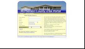 
							         McPherson County eTax Portal								  
							    