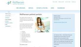 
							         McPherson patient portals | McPherson Hospital								  
							    