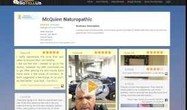 
							         McQuinn Naturopathic has 4.9 stars on SoTellUs								  
							    