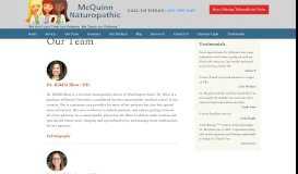 
							         McQuinn Naturopathic Staff | About McQuinn Naturopathic, Everett WA ...								  
							    