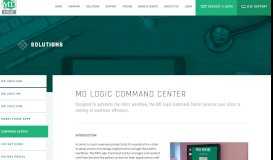 
							         MD Logic Command Center: Automating Patient Flow for Clinics								  
							    