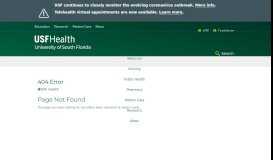
							         MD Student Portal | USF Health								  
							    