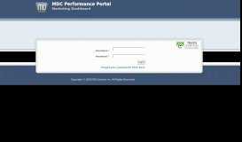 
							         MDC Performance Portal - Login - MD Connect, Inc								  
							    