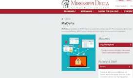 
							         MDCC - MyDelta - Mississippi Delta Community College								  
							    