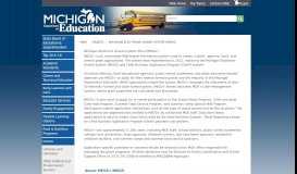 
							         MDE - Michigan Electronic Grant System (MEGS)								  
							    