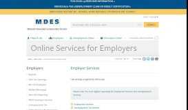 
							         MDES - Online Services for Employers - Mississippi Department of ...								  
							    