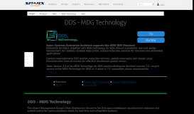 
							         MDG Technology for DDS | Sparx Systems								  
							    