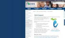 
							         MDHHS - Child Support - State of Michigan								  
							    
