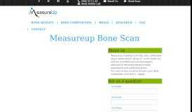 
							         Measureup Bone Scan - Medical Centres - Book Online Now with ...								  
							    