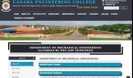 
							         Mechanical-Department - Canara Engineering College								  
							    