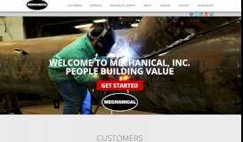 
							         Mechanical, Inc.								  
							    