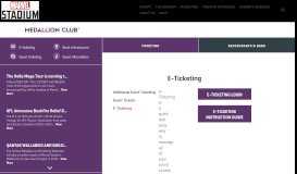 
							         Medallion Club | E-Ticketing — Marvel Stadium								  
							    