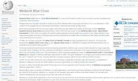 
							         Medavie Blue Cross - Wikipedia								  
							    