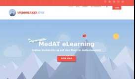 
							         MEDBREAKER One – MedAT Vorbereitung Online								  
							    