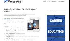 
							         MedBridge Go App: Home Exercise Program and Access Code								  
							    