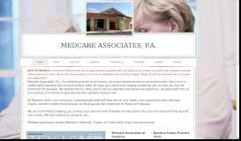 
							         Medcare Associates								  
							    