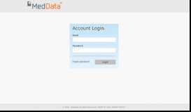 
							         MedData - PAT - Login								  
							    