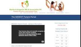
							         MEDENT Patient Portal - Family Practice Wexford								  
							    