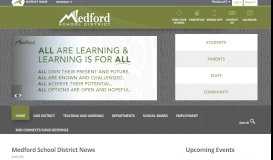 
							         Medford School District 549C / Homepage								  
							    