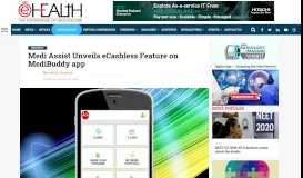 
							         Medi Assist Unveils eCashless Feature on MediBuddy app								  
							    
