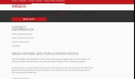 
							         Media Affairs and Publications (MAP) - University of Baguio								  
							    