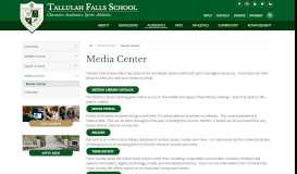 
							         Media Center - Media Center - Tallulah Falls School								  
							    