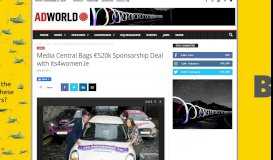 
							         Media Central Bags €520k Sponsorship Deal with its4women.ie ...								  
							    