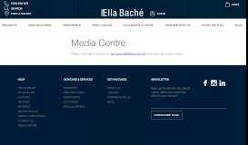 
							         Media Centre – Ella Baché								  
							    